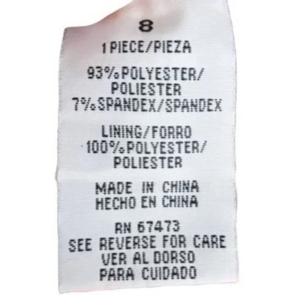 Danny & Nicole Fit & Flare Dress 8 Red Black  Polka Dot - Picture 6 of 6